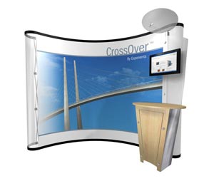 CrossOver kiosks for pop up displays