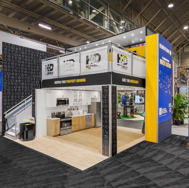 Double Deck Trade Show Displays