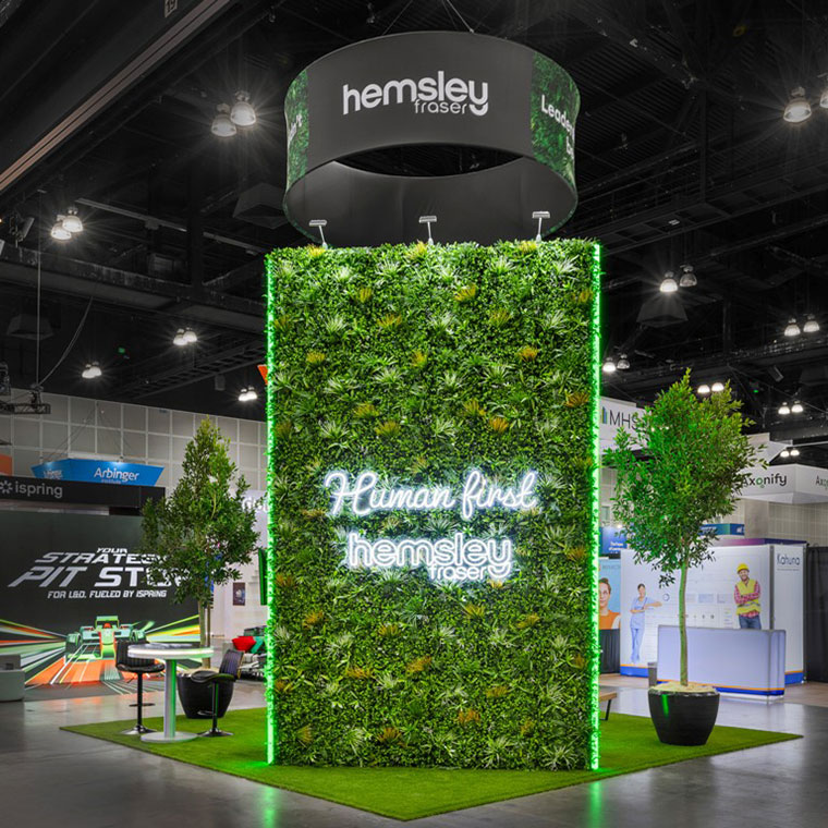 Hemsley Fraser live wall website